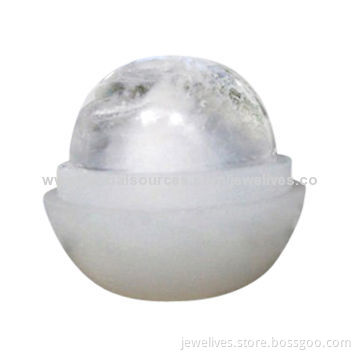Flexible Silicone Ice Round, Melts Slower in Drinks
